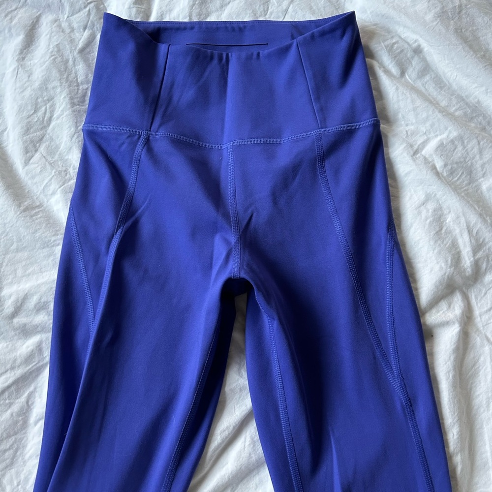 Girlfriend Collective purple leggings
